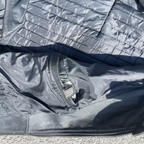 Vintage Black Biker Leather Jacket L 30 W 23 SKU 6252