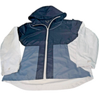 Vintage Rain windbreaker softshell navy white  medium jacket