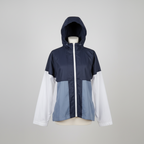 Vintage Rain windbreaker softshell navy white  medium jacket