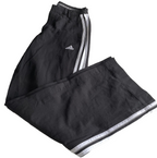 Vintage unisex Adidas 3-stripe grey sweatpant in M|L31 W24|SKU 6089