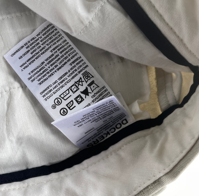 DOCKERS ORIGINAL CHINO SKINNY - Chinos in Beige Waterless Pants Trousers Size 34 men