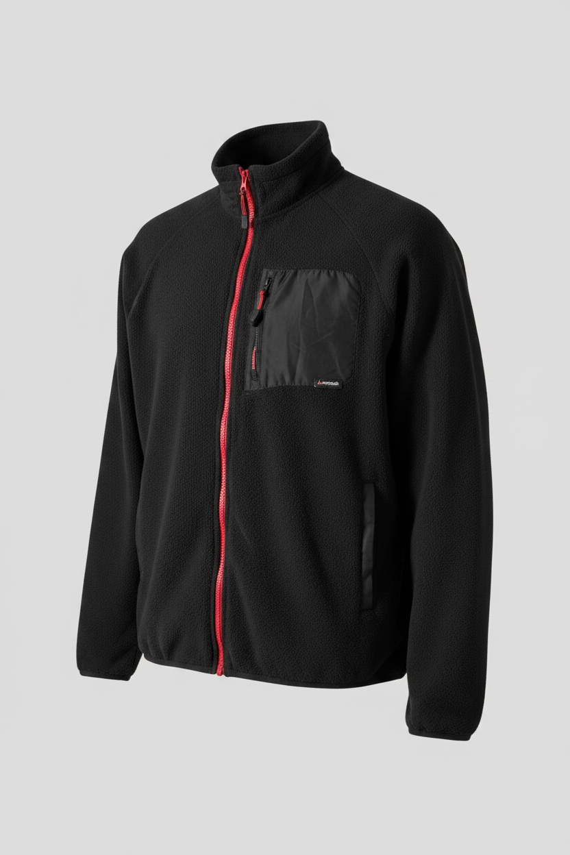 Vintage Parkside Fleece Sweater Zip Up Sweatshirt Streetwear Outdoor| SKU 6195