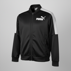 Vintage female black puma track jacket in M|L26 W17|SKU 6096