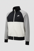 VINTAGE NIKE MENS TRACKSUIT TOP JACKET BLACK COLOURBLOCK IN XS|L28W17|SKU 6133