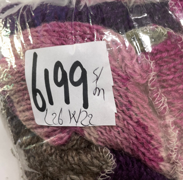 Tie Dye Patchwork Pixie thick heavy medium Hooded Fleece Lined Hippy Boho Festival Woollen Jacket