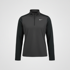 VINTAGE NIKE RUNNING SHIRT MEN'S GREY 1/4 ZIP PULLOVER REFLECTIVE TRAINING SWEATSHIRT IN XL|L30W19|SKU 5476