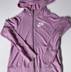 Vintage purple Nike just do it medium regular fit full zip up hoodie| SKU 3528