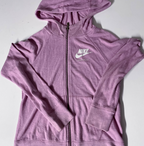 Vintage purple Nike just do it medium regular fit full zip up hoodie| SKU 3528
