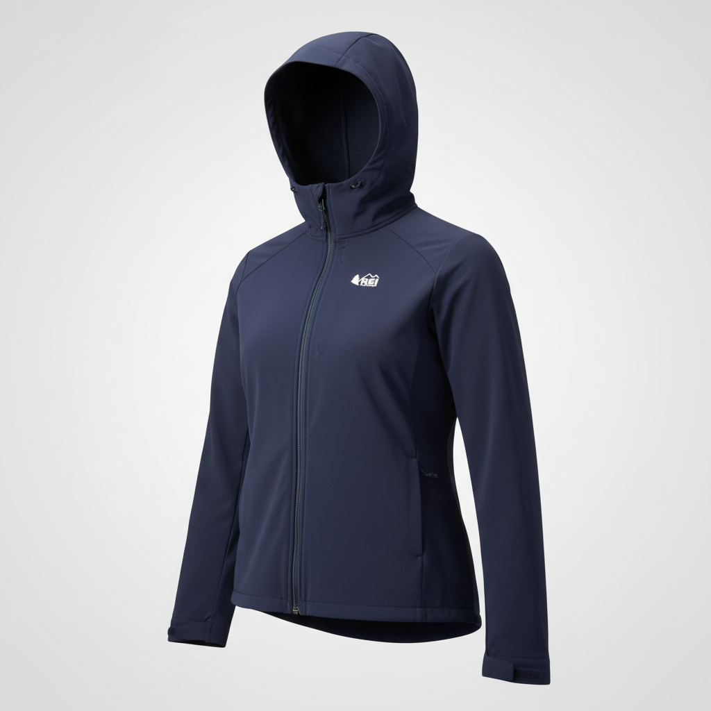 Vintage running Hiking fleeced line  Mountaineering blue jacket  SKU 6208