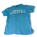 Vintage Edge Crossfix Athletics Graphic Large Green Short Sleeve T-Shirts