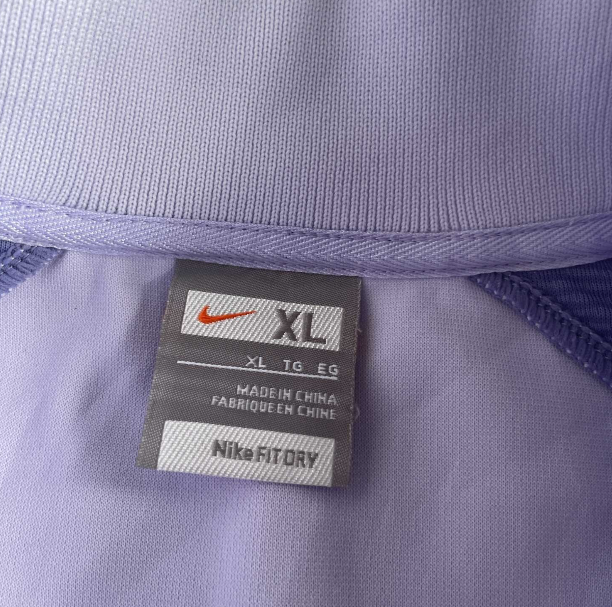 Vintage women Nike fit dry full zip purple wind breaker jacket in XL| L24 W20| SKU 5624