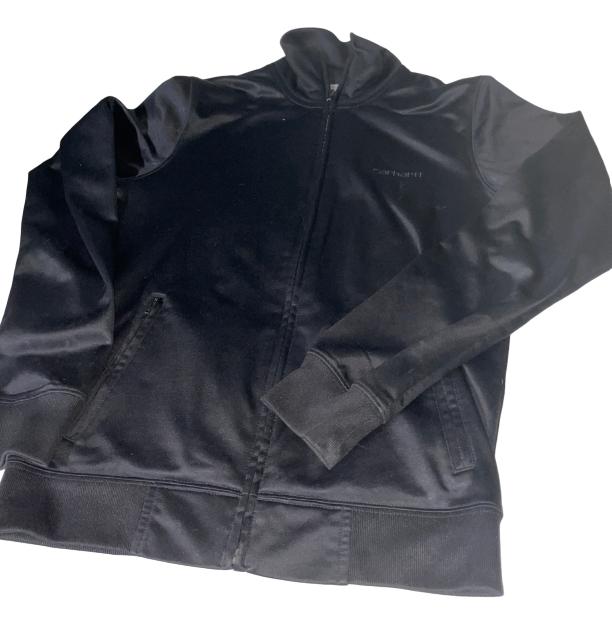 Vintage Carhartt black jacket for men's with ZIP in XS small  L 28 W 18 SKU  6160