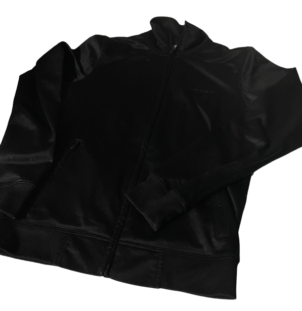 Vintage Carhartt black jacket for men's with ZIP in XS small  L 28 W 18 SKU  6160