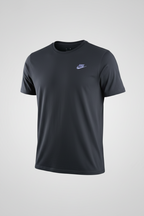 vintage men's Nike right Center Swoosh black  t shirt in size L| L28W19|SKU 5357