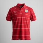 Vintage men's Nike Aston Villa 2008-09 Red Training Kit Polo in XL| L28 W20|SKU 5390