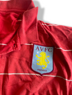 Vintage men's Nike Aston Villa 2008-09 Red Training Kit Polo in XL| L28 W20|SKU 5390