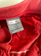 Vintage men's Nike Aston Villa 2008-09 Red Training Kit Polo in XL| L28 W20|SKU 5390