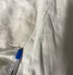 Vintage men's Nike Retro swoosh logo heavyweight t-shirt in off white in XL| L30W24|SKU 5428