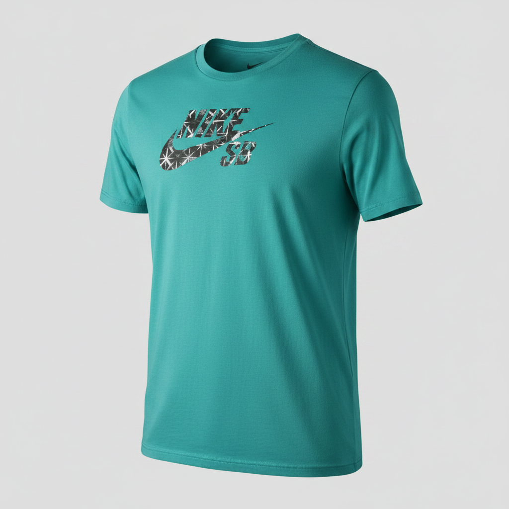 Vintage Nike Dri-fit green short sleeve men's T-shirt in L|L29W21|SKU 5477