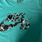 Vintage Nike Dri-fit green short sleeve men's T-shirt in L|L29W21|SKU 5477