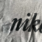 Vintage men Nike just do it grey hoodie slim fit in S|L26 W21|SKU 5571