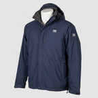 Vintage men Karrim the great britain mountain company weatherite navy wind breaker full zip hoodie jacket in L|L37 W25|SKU 6521