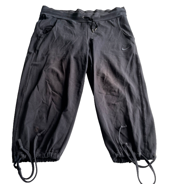 Vintage women grey nike joggers drawstring pant in M|L19 W32|SKU 6062