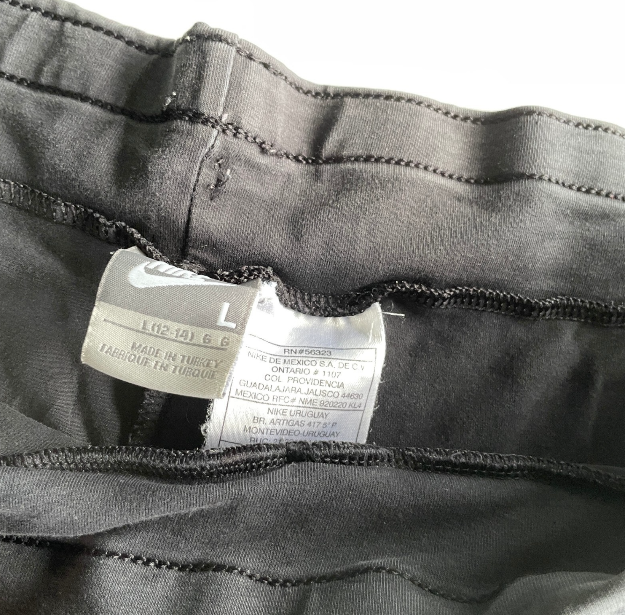 Vintage women grey nike joggers drawstring pant in M|L19 W32|SKU 6062