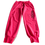 Vintage women pink Reebok elastic drawstring jogger in M|L28 W26|SKU 6090
