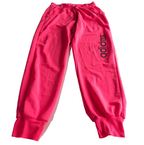 Vintage women pink Reebok elastic drawstring jogger in M|L28 W26|SKU 6090