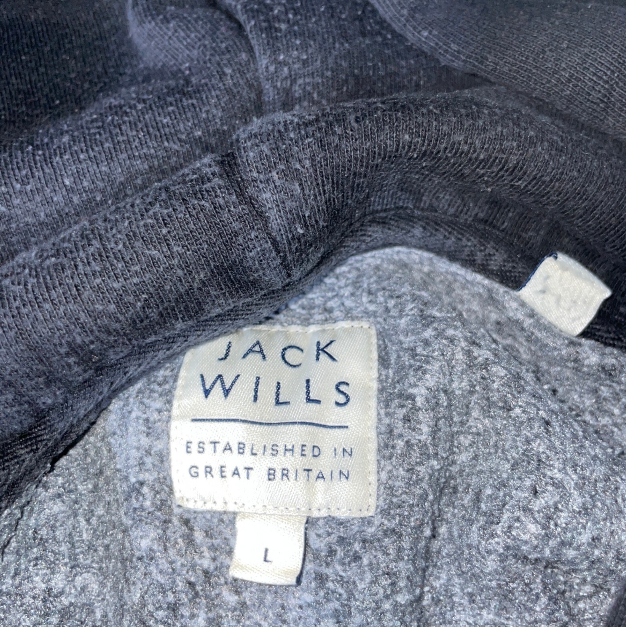 "Vintage Unisex black Jack Wills hoodie in L|L26 W23|SKU 6106 Large grey, Jack Wills hoodie. Fits true to size"