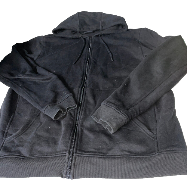 Vintage men Everlast Over The Head Hoodie in full zip Black XL|L27 W23|SKU 6111