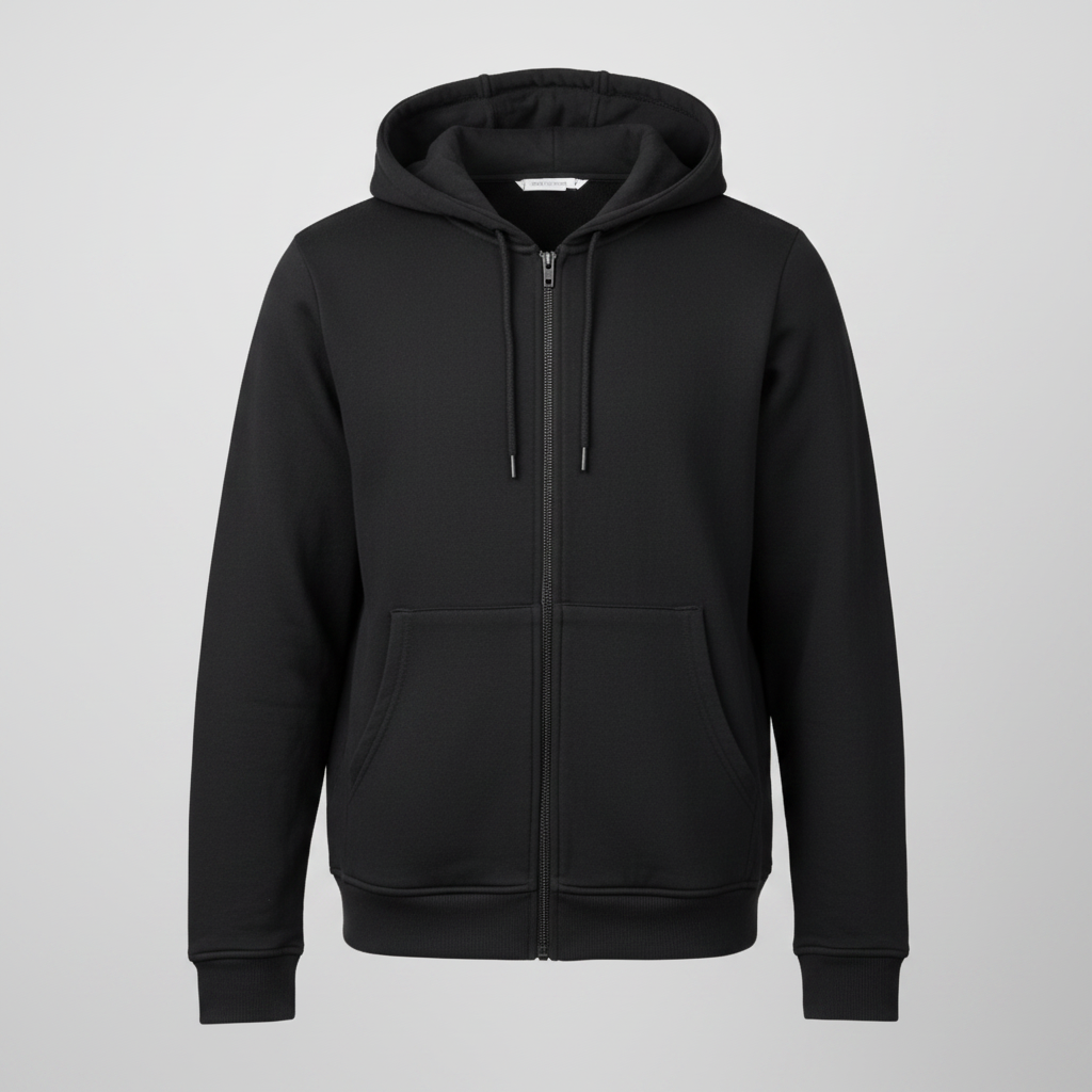 Vintage men Everlast Over The Head Hoodie in full zip Black XL|L27 W23|SKU 6111