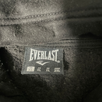 Vintage men Everlast Over The Head Hoodie in full zip Black XL|L27 W23|SKU 6111