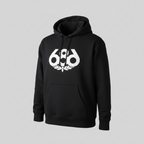 Vintage unisex 686 Graphics Fleece Pullover black Hoodie in M|L26 W23|SKU 6114