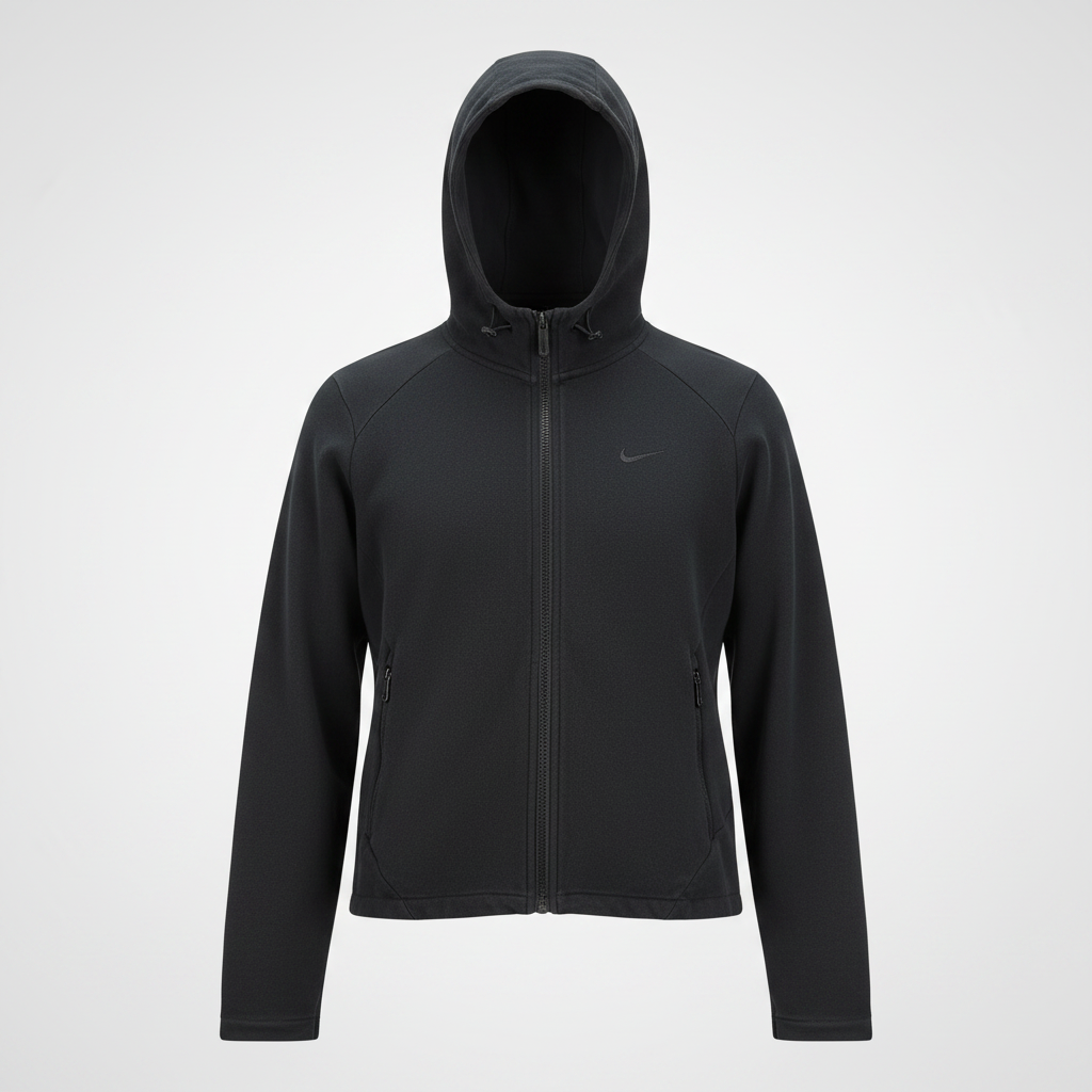Vintage women Nike therma full zip navy hoodie in S|L24 W19|SKU 6524
