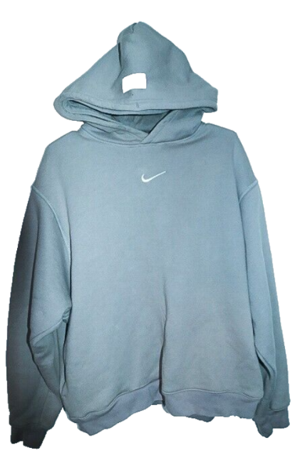 Vintage women grey Nike plain hoodie in L|L26 W24|SKU 6581