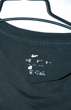 Vintage men Nike air graphics black short sleeve tees in L|L30 W18|SKU 6627