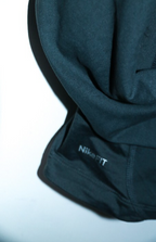 Vintage women Nike fit dry black full zip training fleece track top in M|L28W20