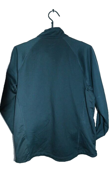 Vintage women Nike fit dry black full zip training fleece track top in M|L28W20