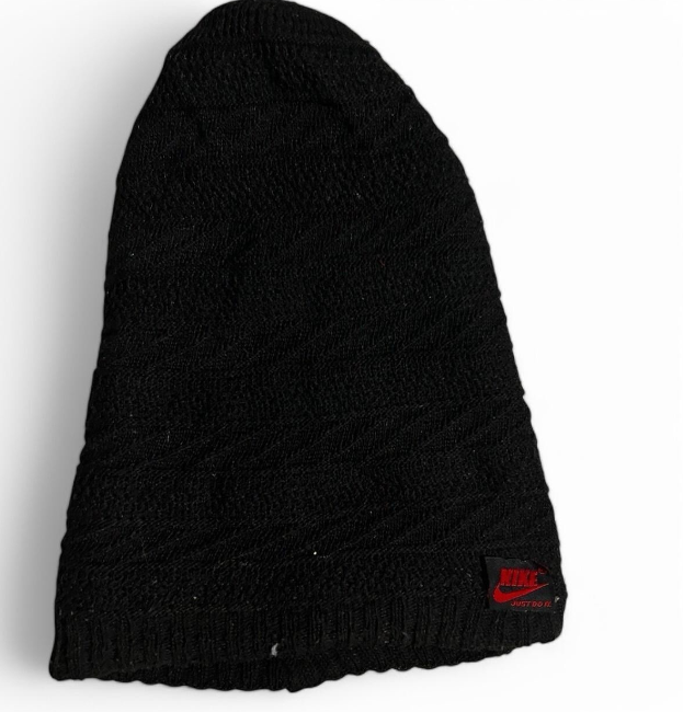 Vintage men's Nike black beanie hat sku 6800