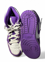 Nike Air Jordan Retro Mid Preschool Purple Venom White Uk 5 USA 5.5 sku 6900