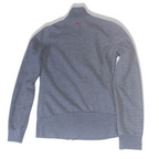 Vintage Puma Women's grey small full zip up high neck track top | S | SKU 3536