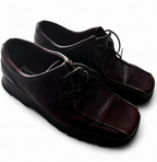 IKON Original Brown Krombie Retro Mod All Leather Brogue Shoes 9.5 SKU 6986