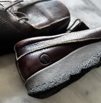 IKON Original Brown Krombie Retro Mod All Leather Brogue Shoes 9.5 SKU 6986