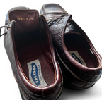 IKON Original Brown Krombie Retro Mod All Leather Brogue Shoes 9.5 SKU 6986