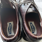IKON Original Brown Krombie Retro Mod All Leather Brogue Shoes 9.5 SKU 6986