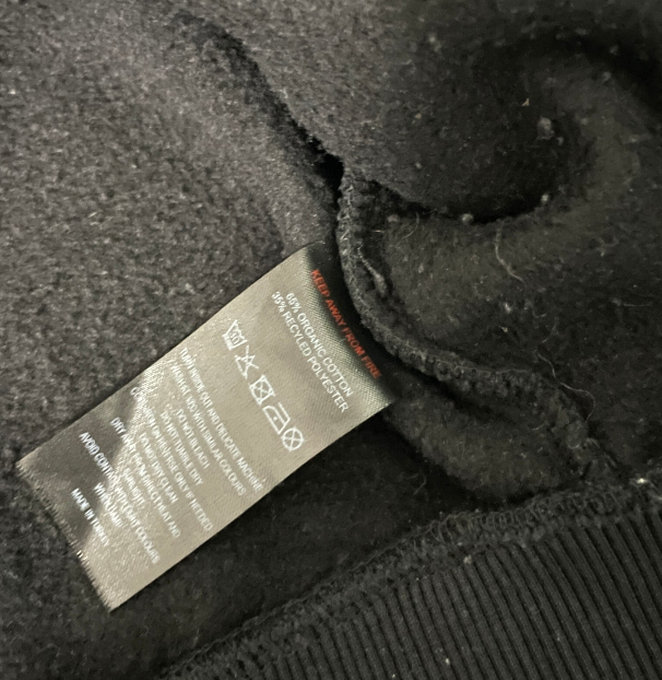 Vintage female Tiala black sport club sweatshirt in m |L23 W23|SKU 6120