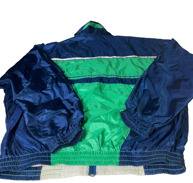 Vintage Alex athletics 90s windbreaker multi block jacket in XL|L32 W26|SKU 6124