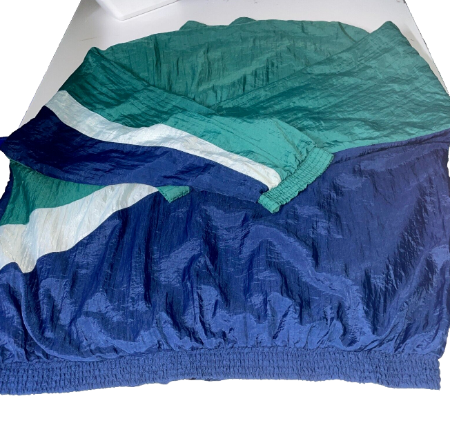 Vintage 90S Multi colourblock windbreaker jacket size XL|L34 W20|SKU 6126